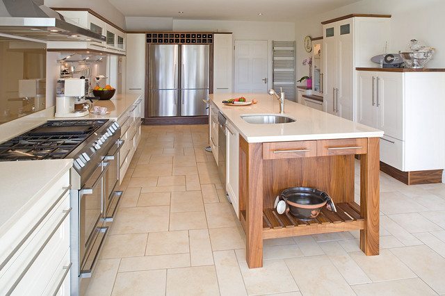 Contemporary kitchen with unique island contemporary-kitchen