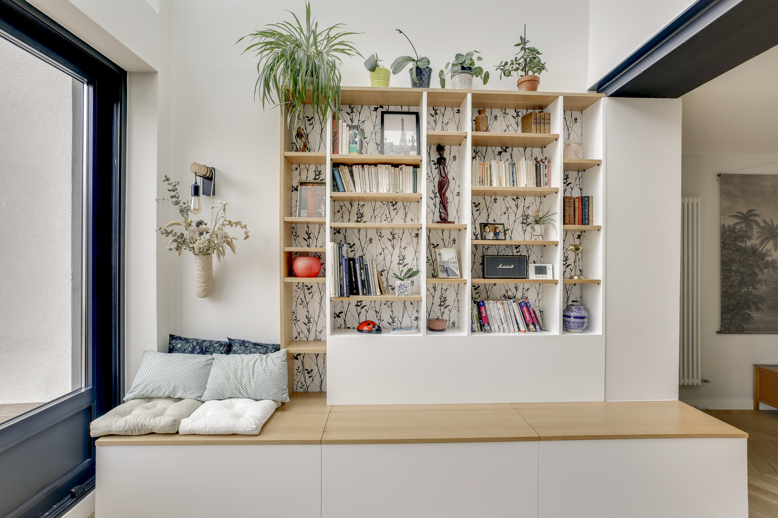 Extension et aménagement d'une maison au bord de Paris