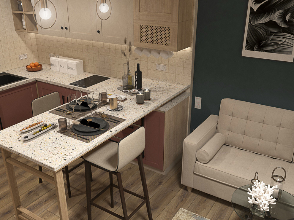 Кухня-гостиная в однокомнатной квартире