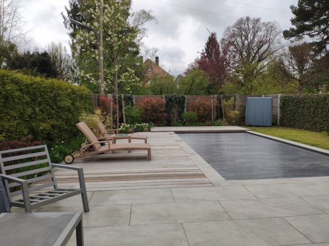 Rasen-Frei contemporaneo-piscina