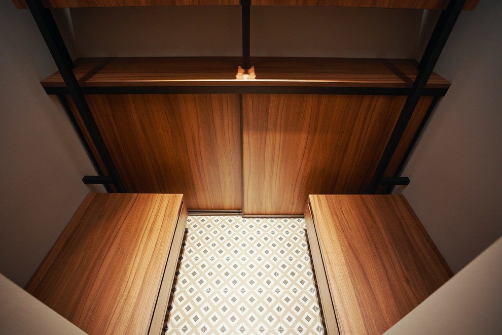 raumplus в интерьере квартиры на Минской, гардеробная UNO коридор