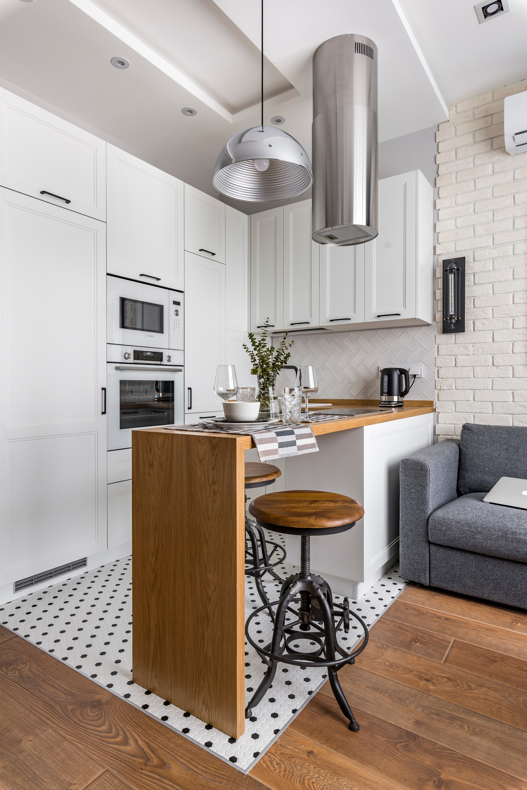 Студия 38м2 в стиле лофт для сдачи в аренду