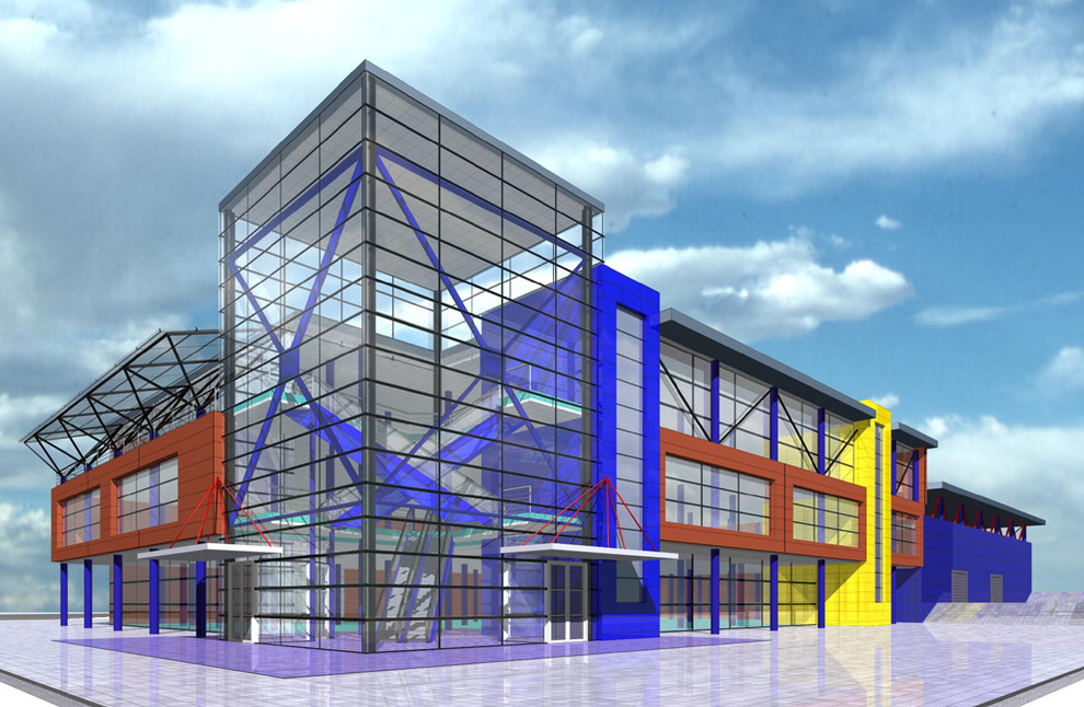 Эскизные проекты торговых зданий в г.Екатеринбурге