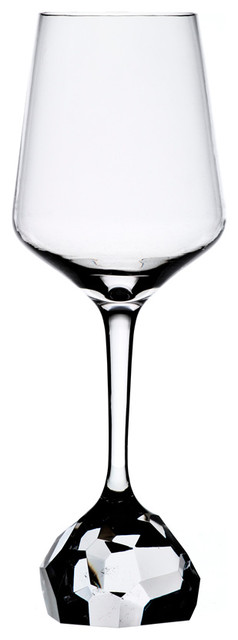 13.5 Ounce Stone Collection Crystal White Wine Glass - Set of 2