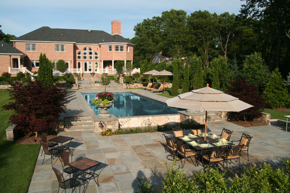 This is an example of a traditional pool in New York.