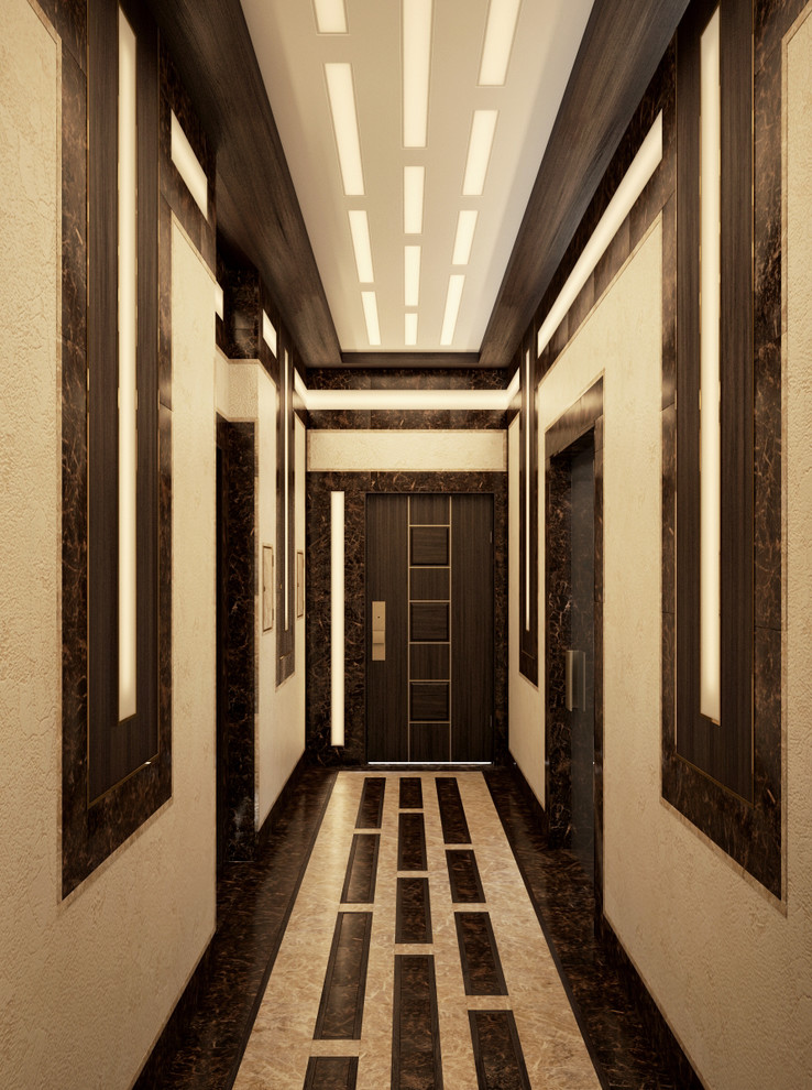 Дизайн лифтового холла в ЖК ZvonarskyDeluxe