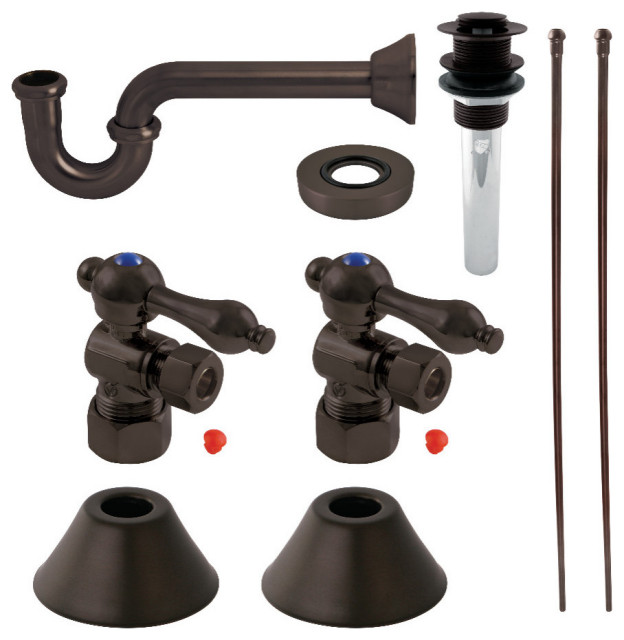 CC53305VKB30 Traditional Plumbing Sink Trim Kit With PTrap and Drain Contemporary Bathroom