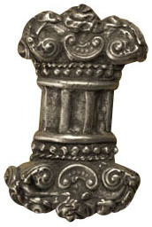 Full Column Knob, Antique Bronze