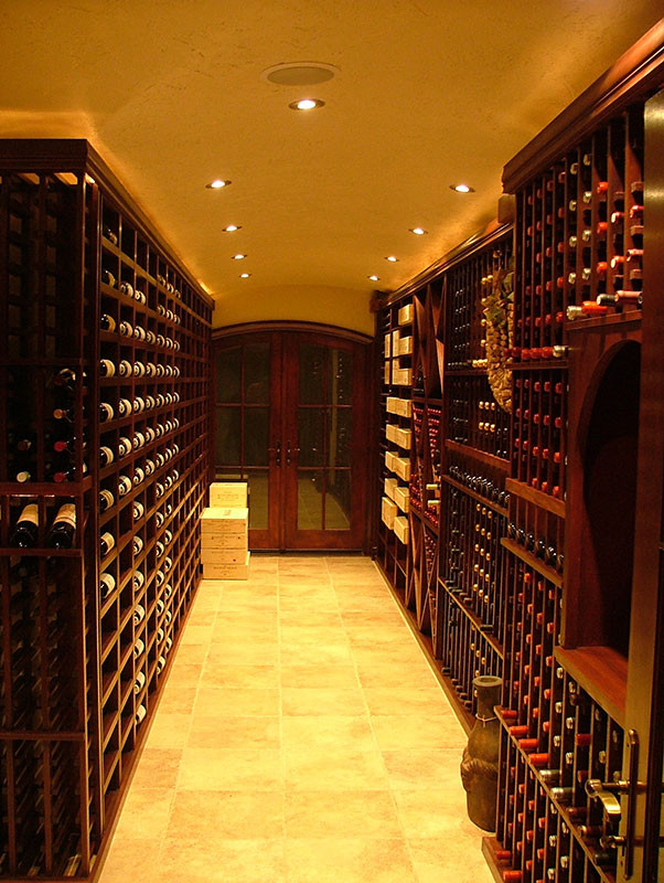 Inspiration for a modern wine cellar in New York.