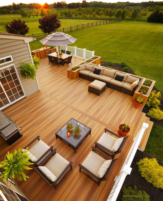 DuraLife Siesta Decking in Golden Teak - Traditional - Deck - Portland ...