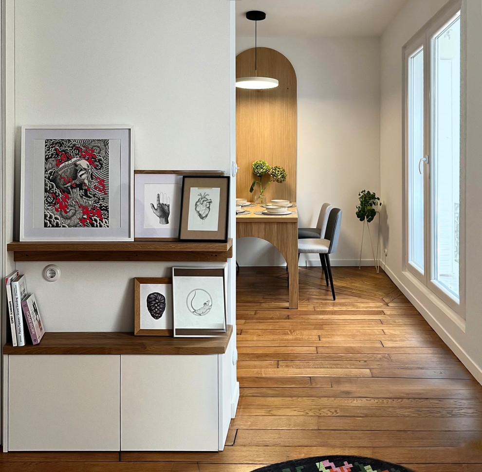 Renovation complète et aménagement sur mesure d'un pied a terre parisien de 27m2