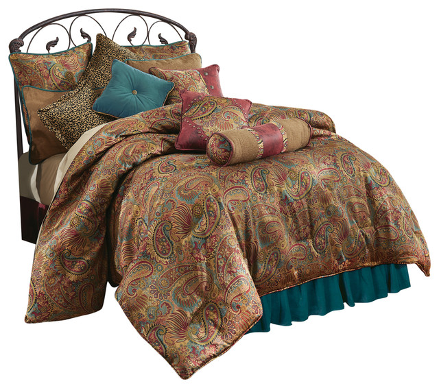 San Angelo Super Queen Comforter Set Mediterranean Comforters