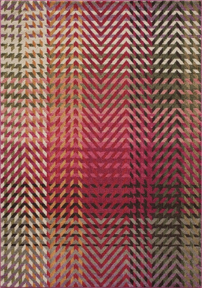 Casa Area Rug, Rectangle, Multi Color, 7'10"x9'10"