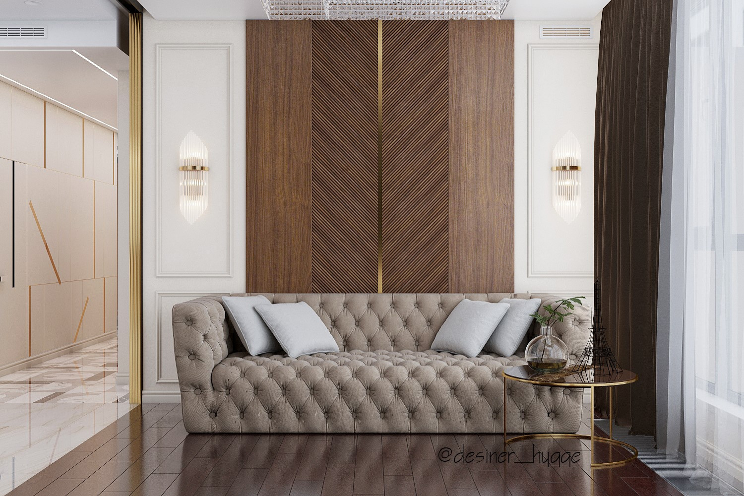 Арт-деко в ЖК "Лахта Плаза"