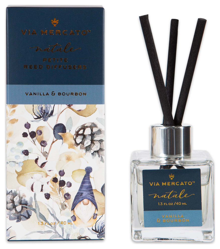 Petite Reed Diffuser Bourbon & Vanilla Home Fragrances by Design Imports Houzz