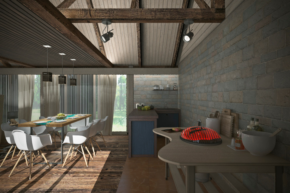 Зона отдыха при бане