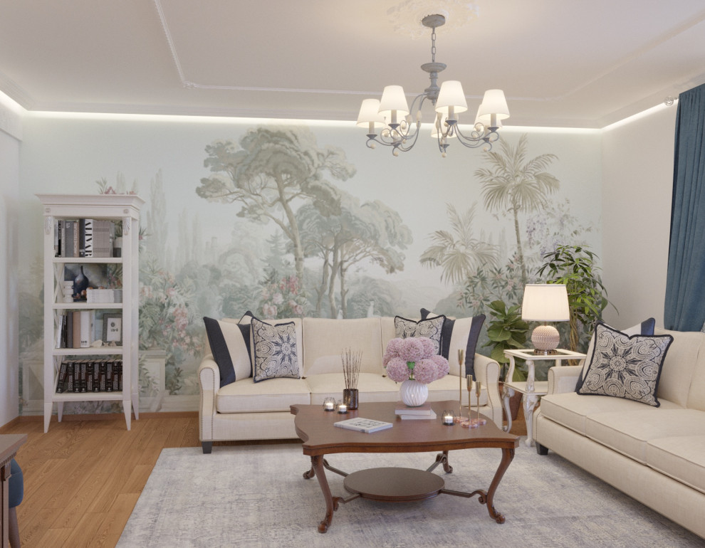 гостиная в средиземноморском стиле