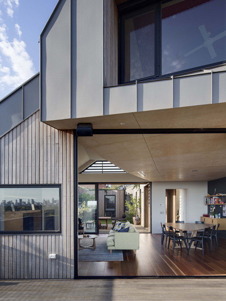 Rucker's Hill House contemporain-facade