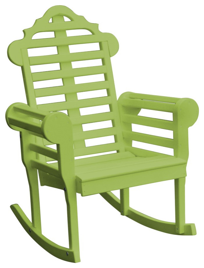 lime green rocking chair