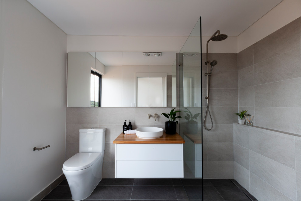 This is an example of a mid-sized contemporary bathroom in Other.