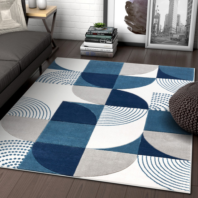 Well Woven Good Vibes Margot Contemporary Geometric Blue Area Rug Rugs By - 10 By 6 Area Rugs Well Woven Good Vibes Margot Contemporary Geometric Blue Area Rug Rugs By - 10 By 6 Area Rugs