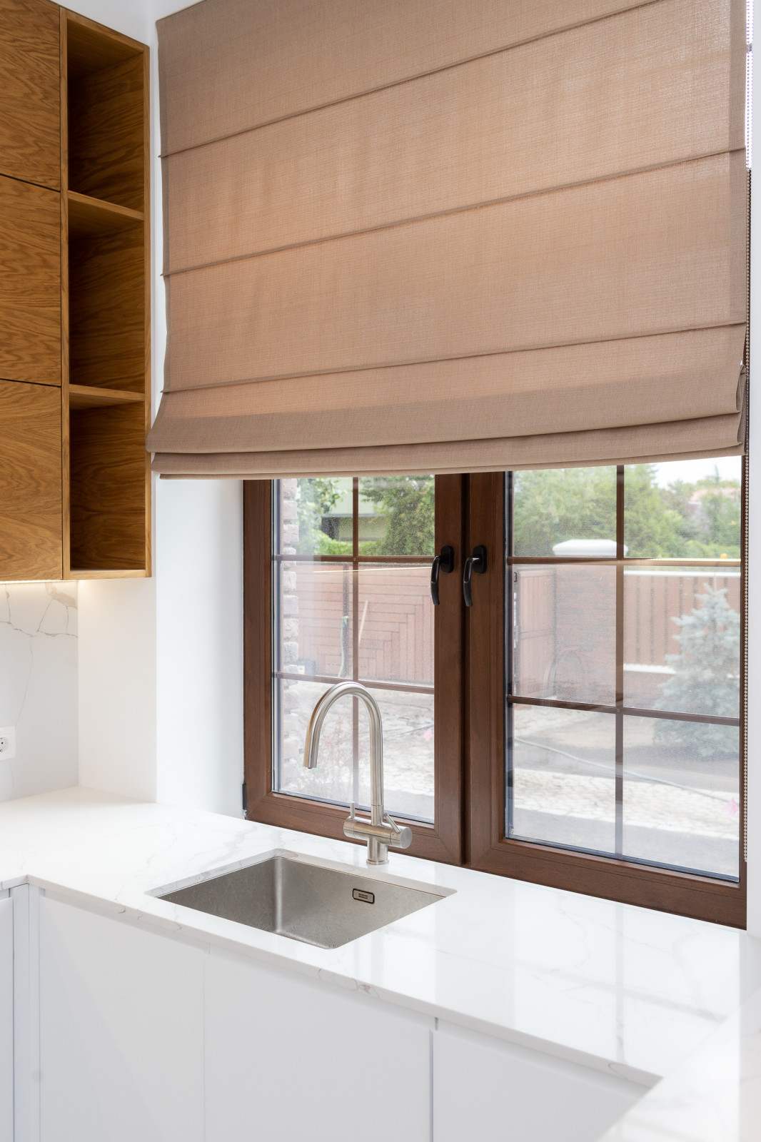 Шпонированная кухня в Зеленоградске