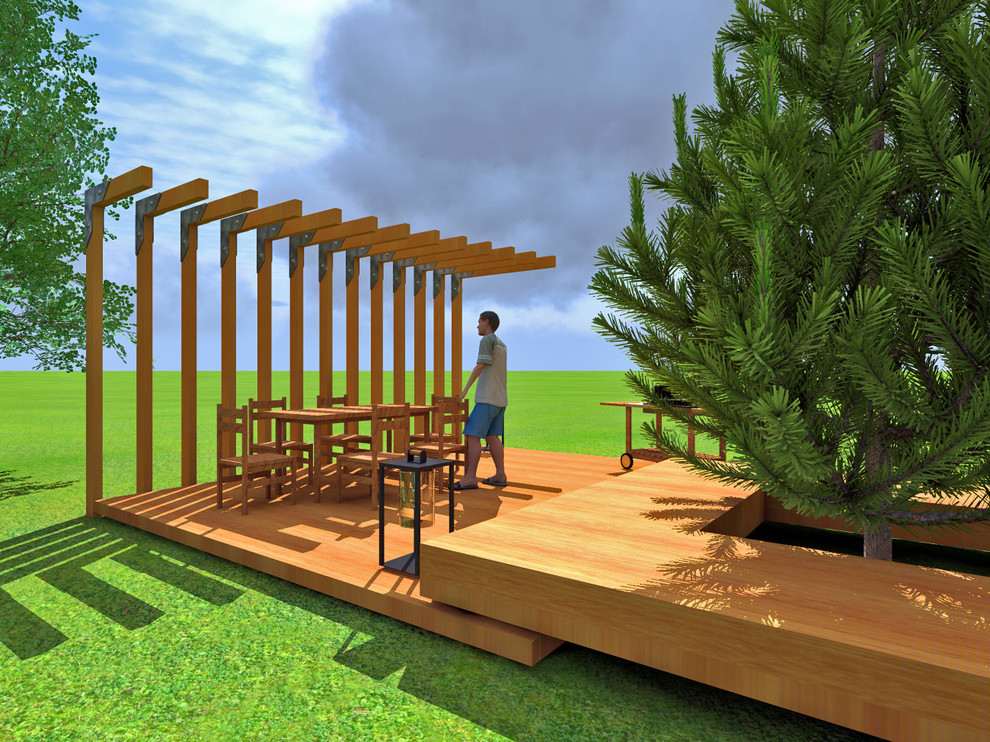 Декор в саду. Наши работы прошлых лет.