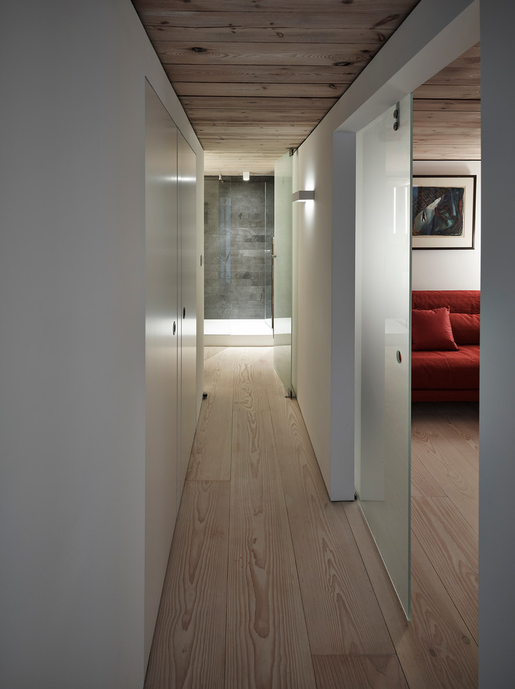 Contemporary hallway in Manchester.