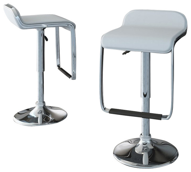 Sonax Corliving Bar Stools With Footrest White Leatherette Set Of Sonax Corliving Bar Stools With Footrest White Leatherette Set Of 2