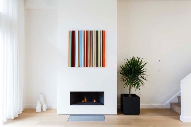 Upper West Side Triplex modern-living-room