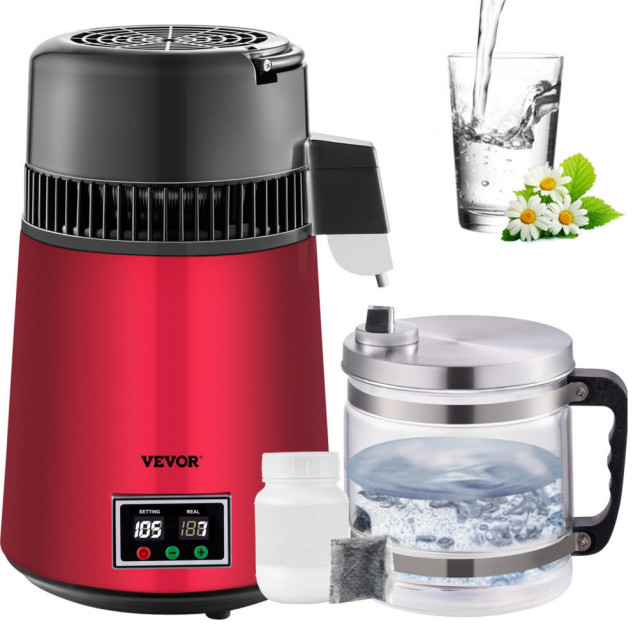 Vevor Home Water Distiller Distilled Water Maker 4L With Dual Temp