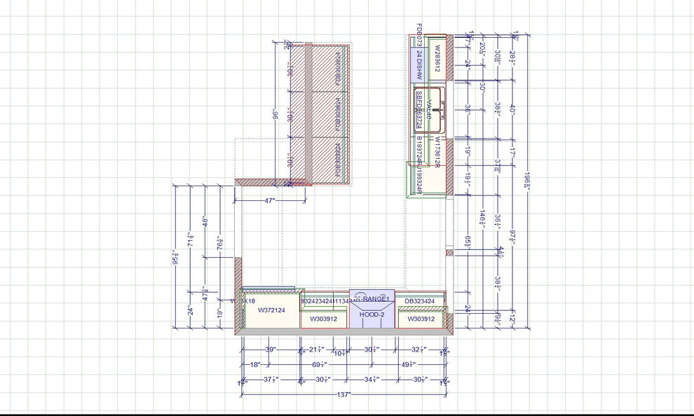 Main floor renovation including removing a bearing wall and full kitchen remodel