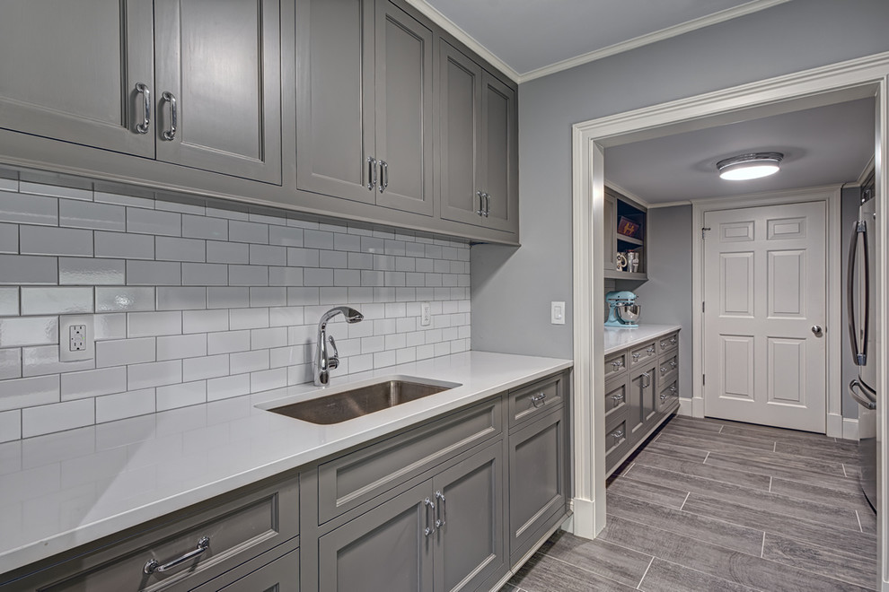 Fairfield Lower Level Remodel - Transitional - Kitchen - New York - by Domus Constructors, LLC.