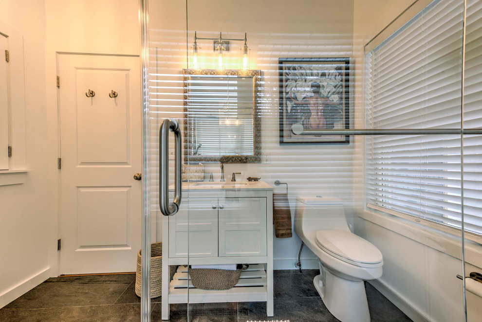 White Bathroom Remodel