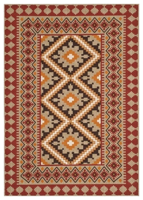 Safavieh Veranda Red Indoor Outdoor Rug - 2'7