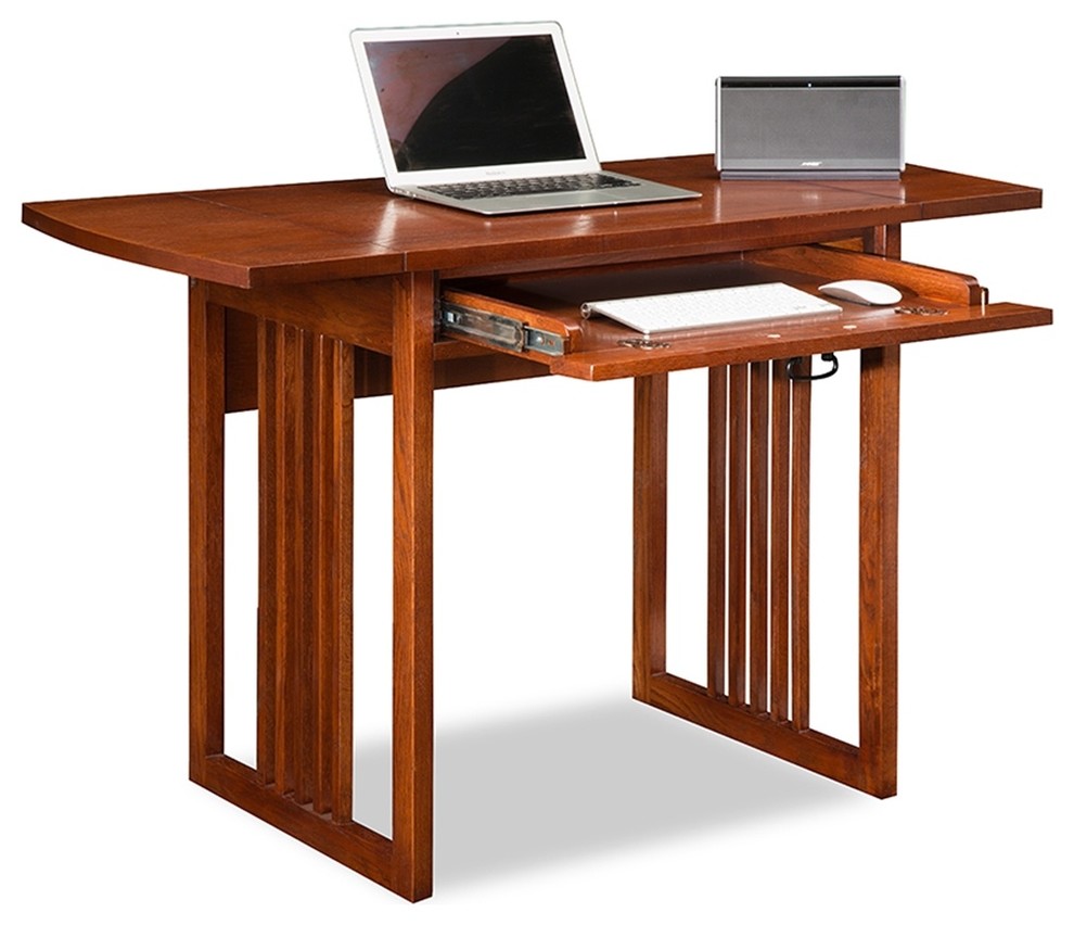 Mission Drop Leaf Computer and Writing Desk