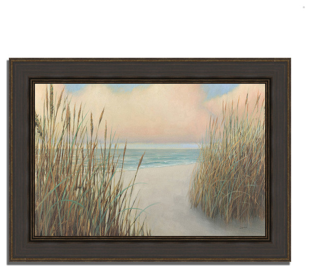 "Beach Trail I" By James Wiens, Framed Painting Print, Ready To Hang