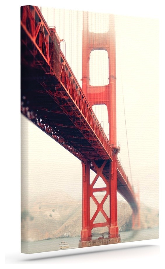 Bree Madden "Golden Gate" Wrapped Art Canvas, 24"x20"
