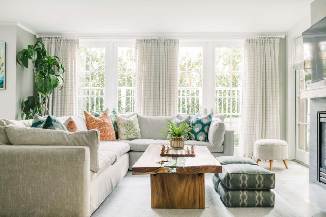 Classic Coastal beach-style-living-room