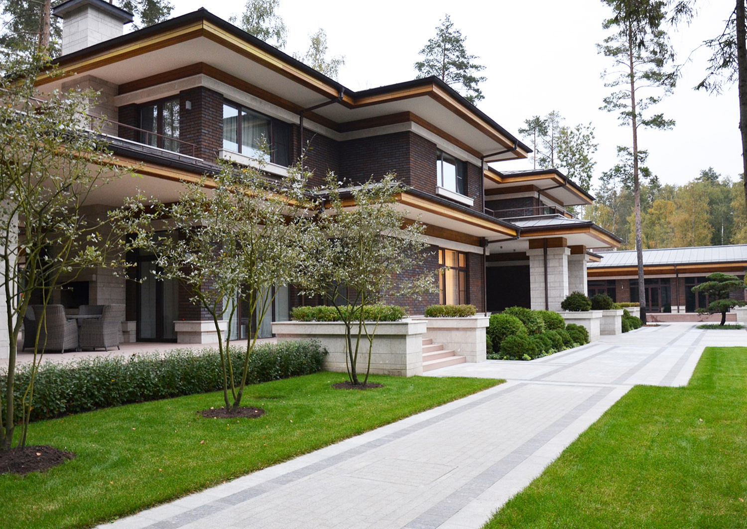 Вилла в стиле Райта. КП "Вымпел" Новорижское шоссе