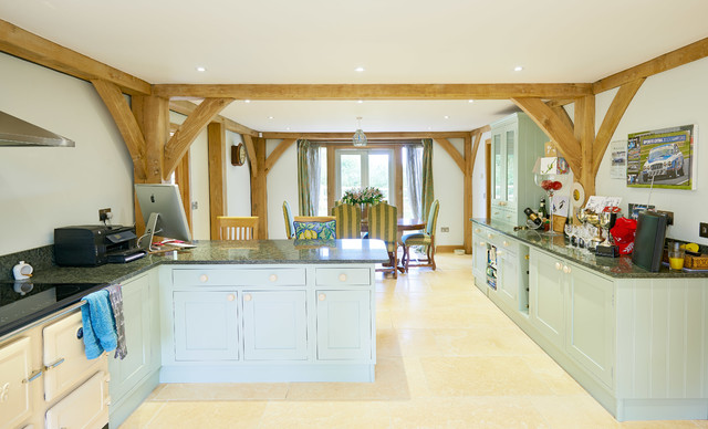 The open plan kitchen/ dining room landstil-koekken