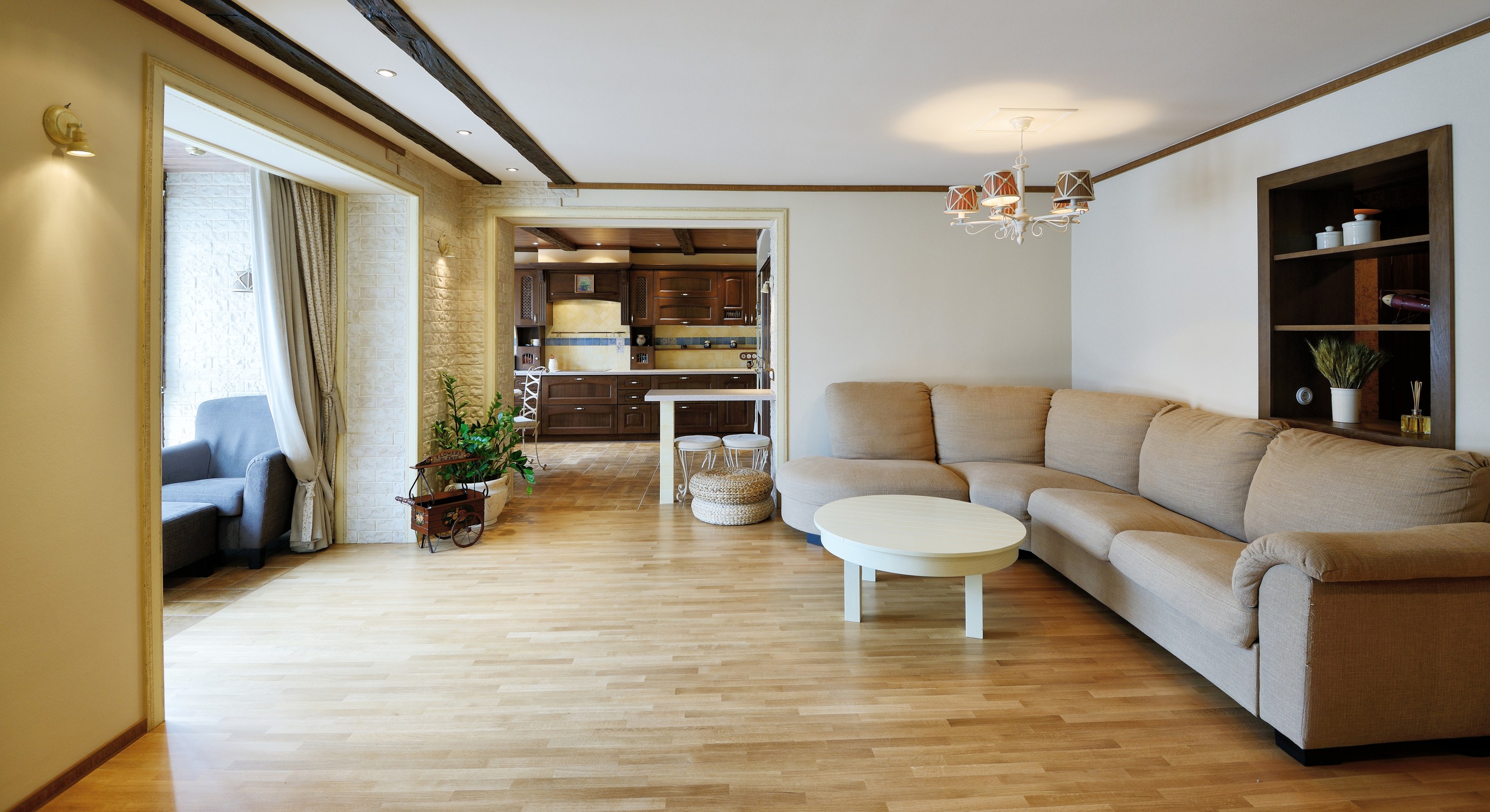 Гостиная в квартире на Казанском шоссе