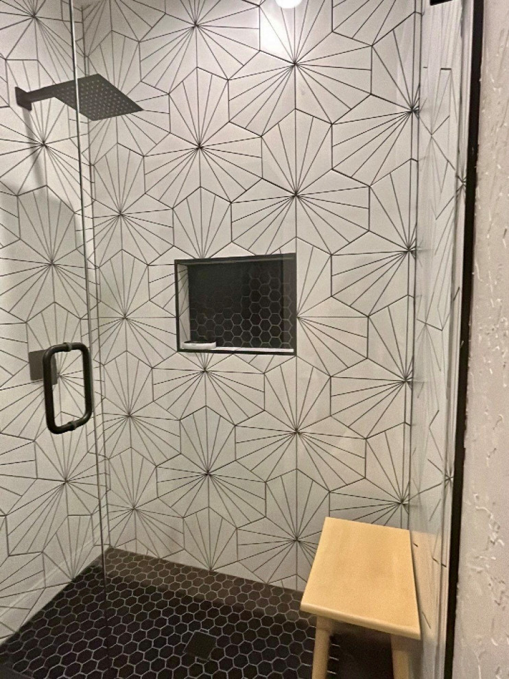 Upstairs bathroom shower