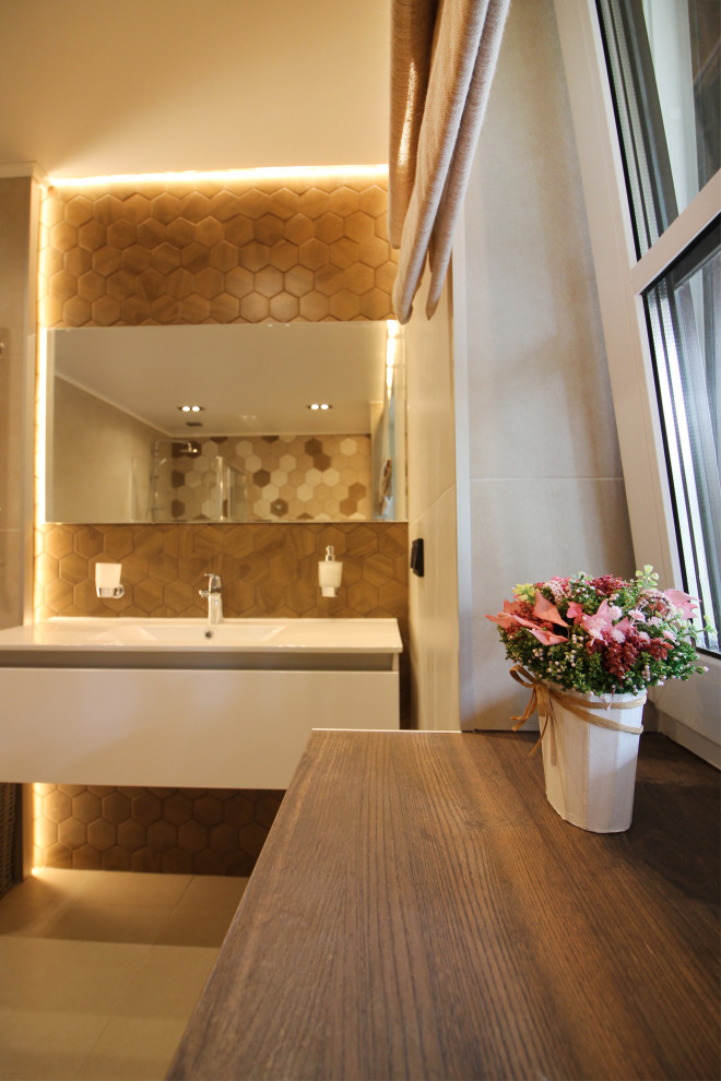 Срубовой коттедж 38 в п.Рощино, Ленинградская обл. Царство-Королевство