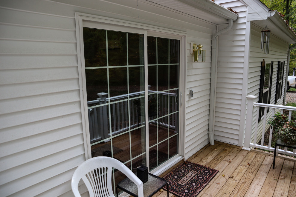 Exterior Deck sliding patio door