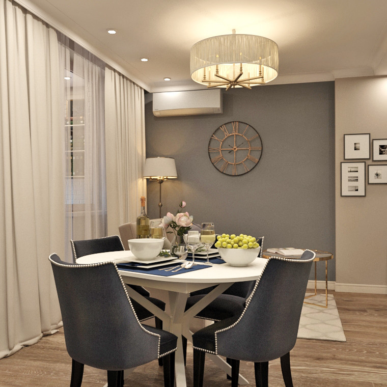 Квартира в Долгопрудном с Панно Ракушка