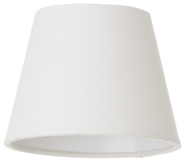 Conical Soft Cotton Lamp Shade, Ivory