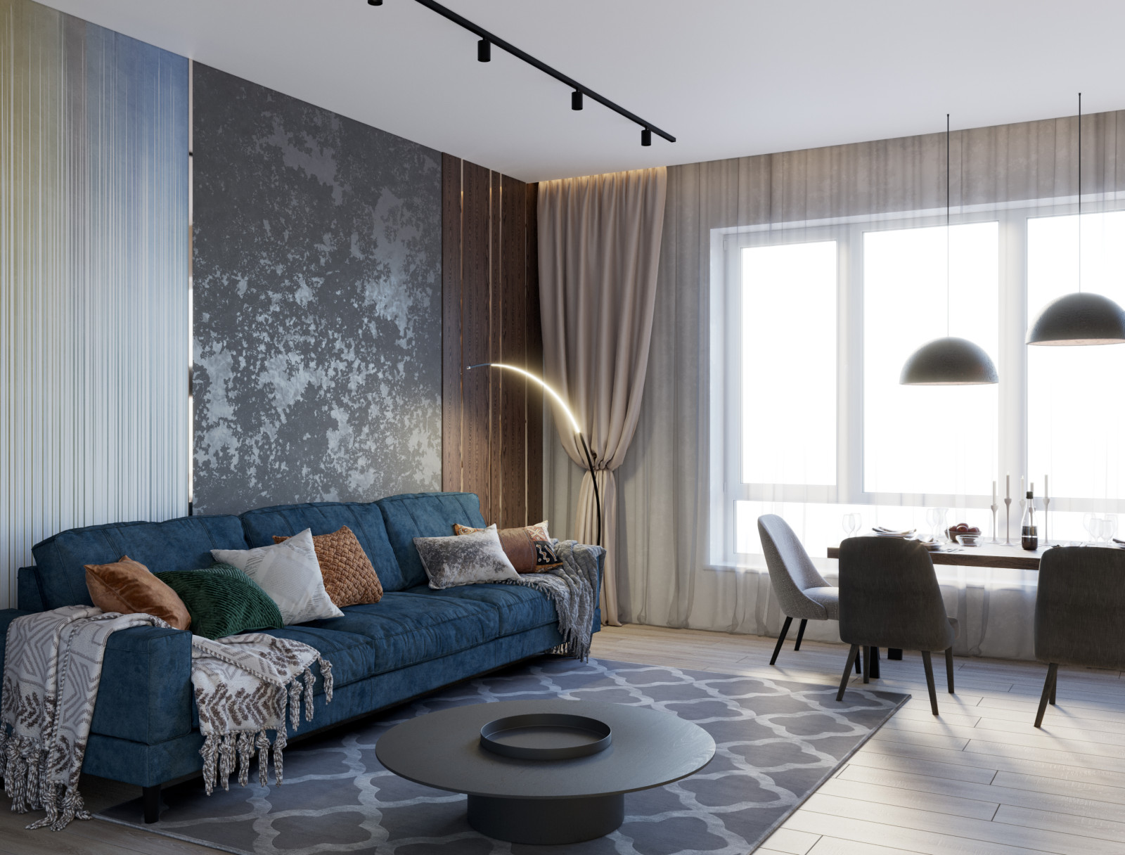 Дизайн гостиной с камином. Ставрополь