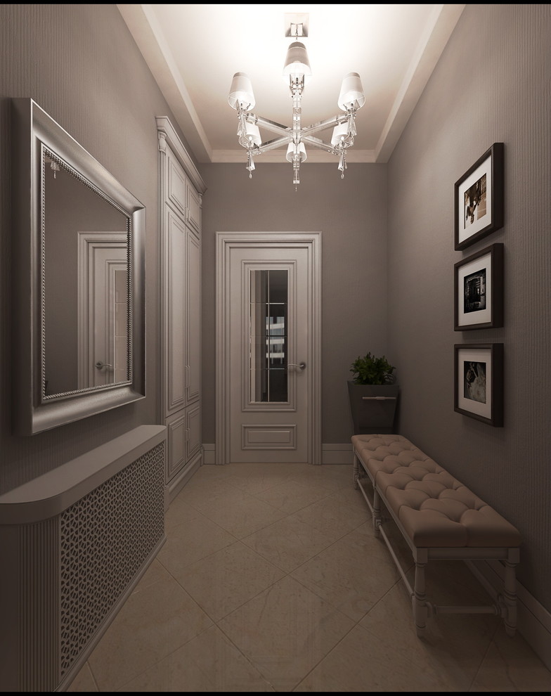 Townhouse. Moscow. New classic with rustic features