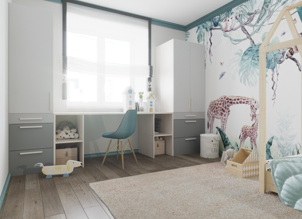 интерьер 2-комнатной квартиры для молодой семьи. ЖК Панорама